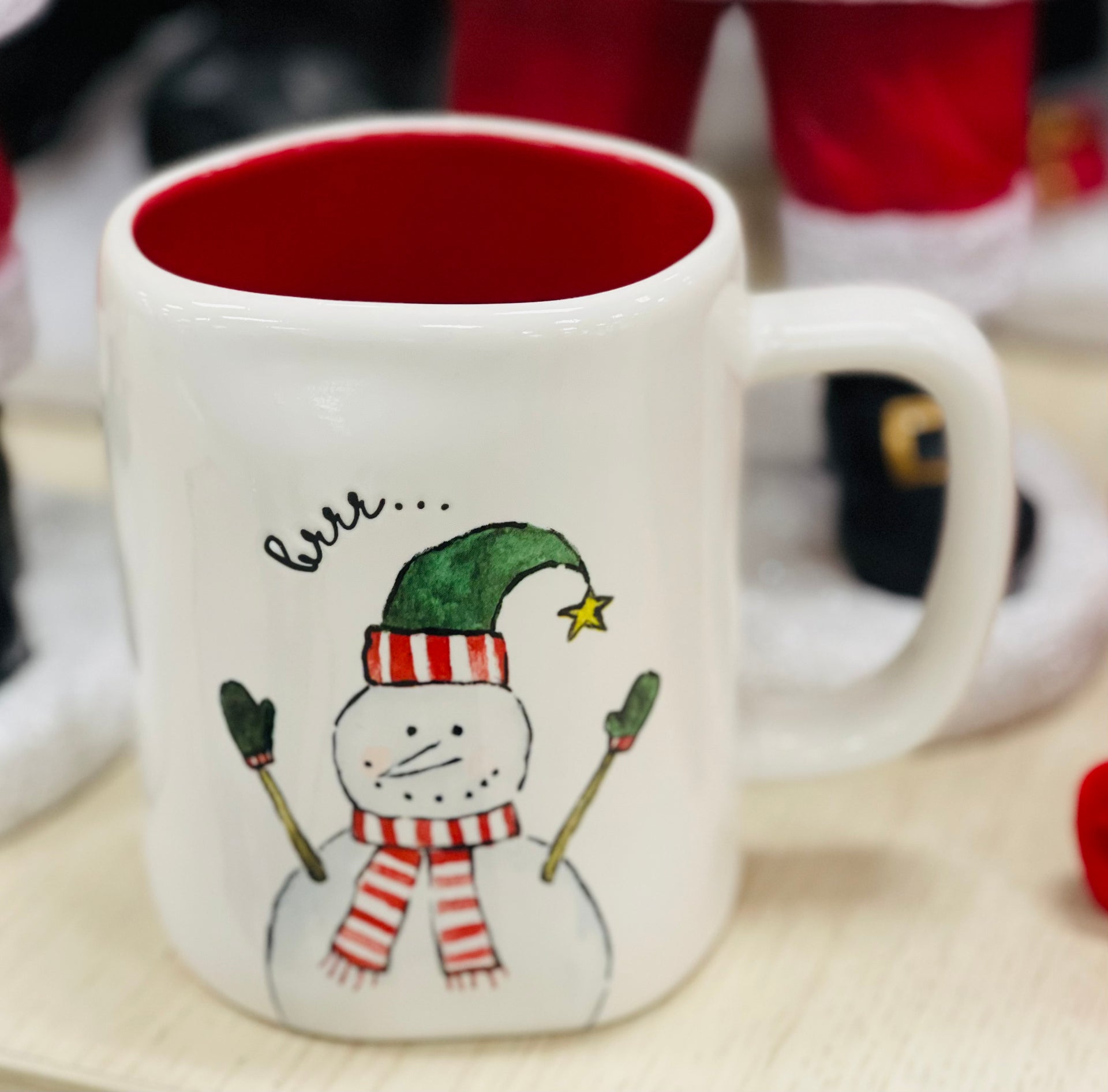 Warm & Cozy – White Christmas Mug