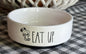 New Rae Dunn x Peanuts Snoopy ceramic 4” bowl EAT UP
