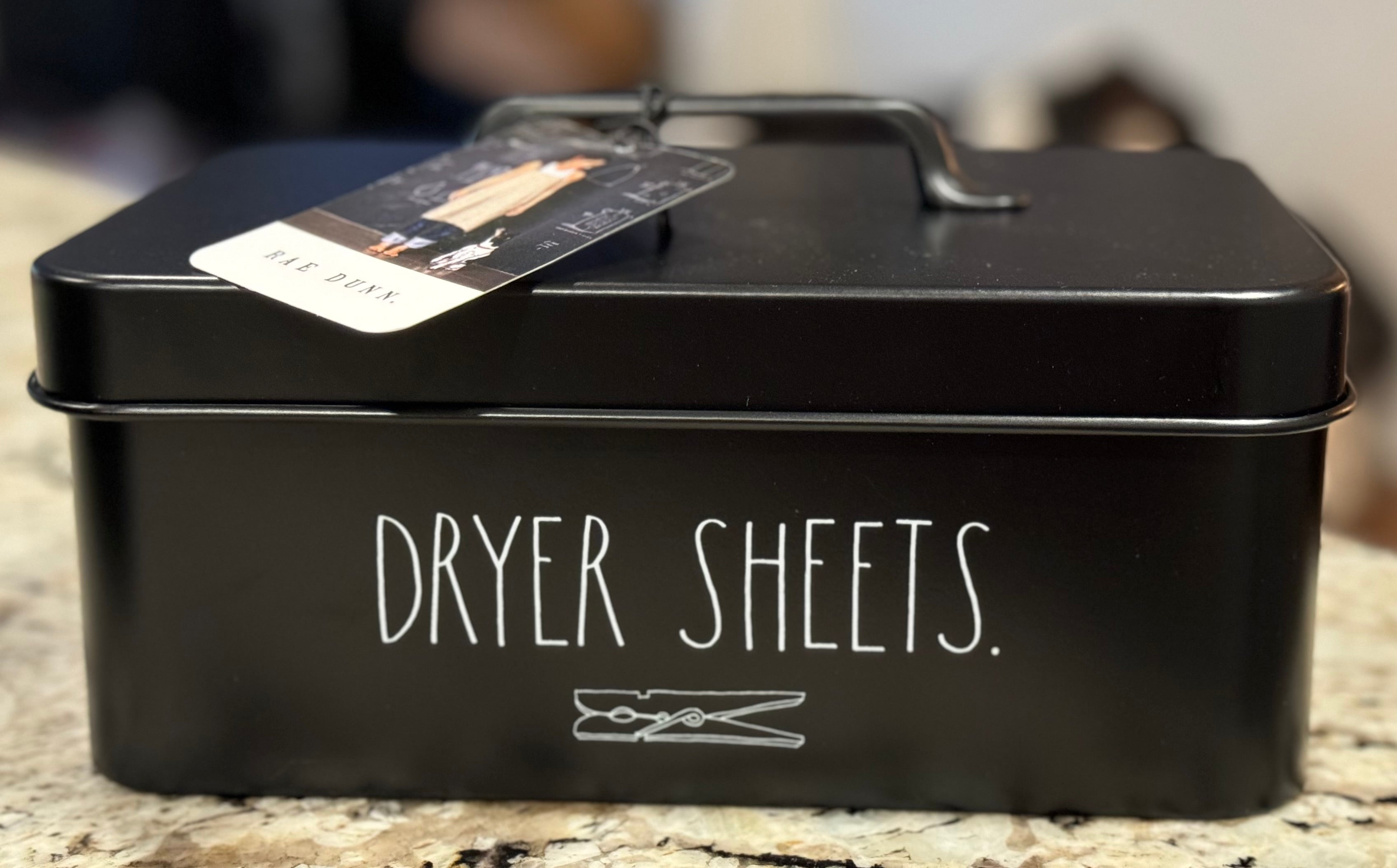 Rae Dunn purchases dryer sheets