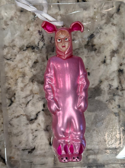 New in boxes Hallmark A Christmas Story 2-piece ornament set LAMP LEG & RALPHIE