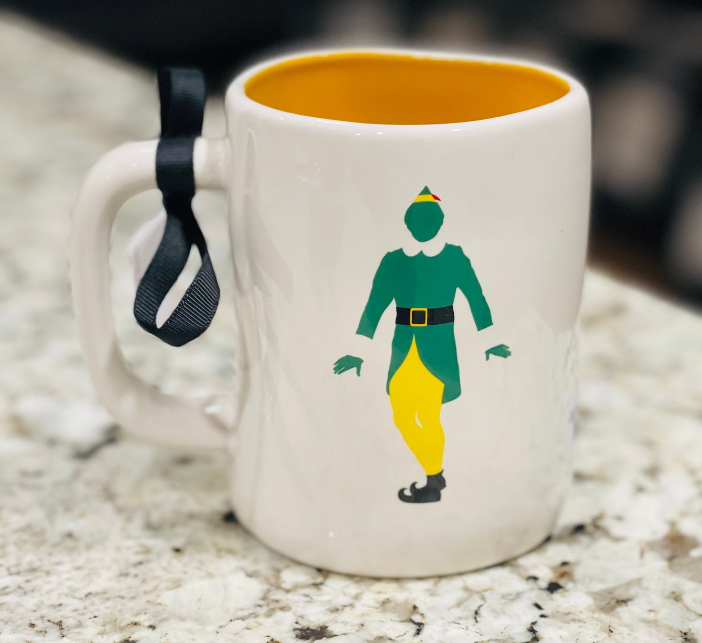 New Rae Dunn x Elf movie ceramic coffee mug SMILING’S MY FAVORITE