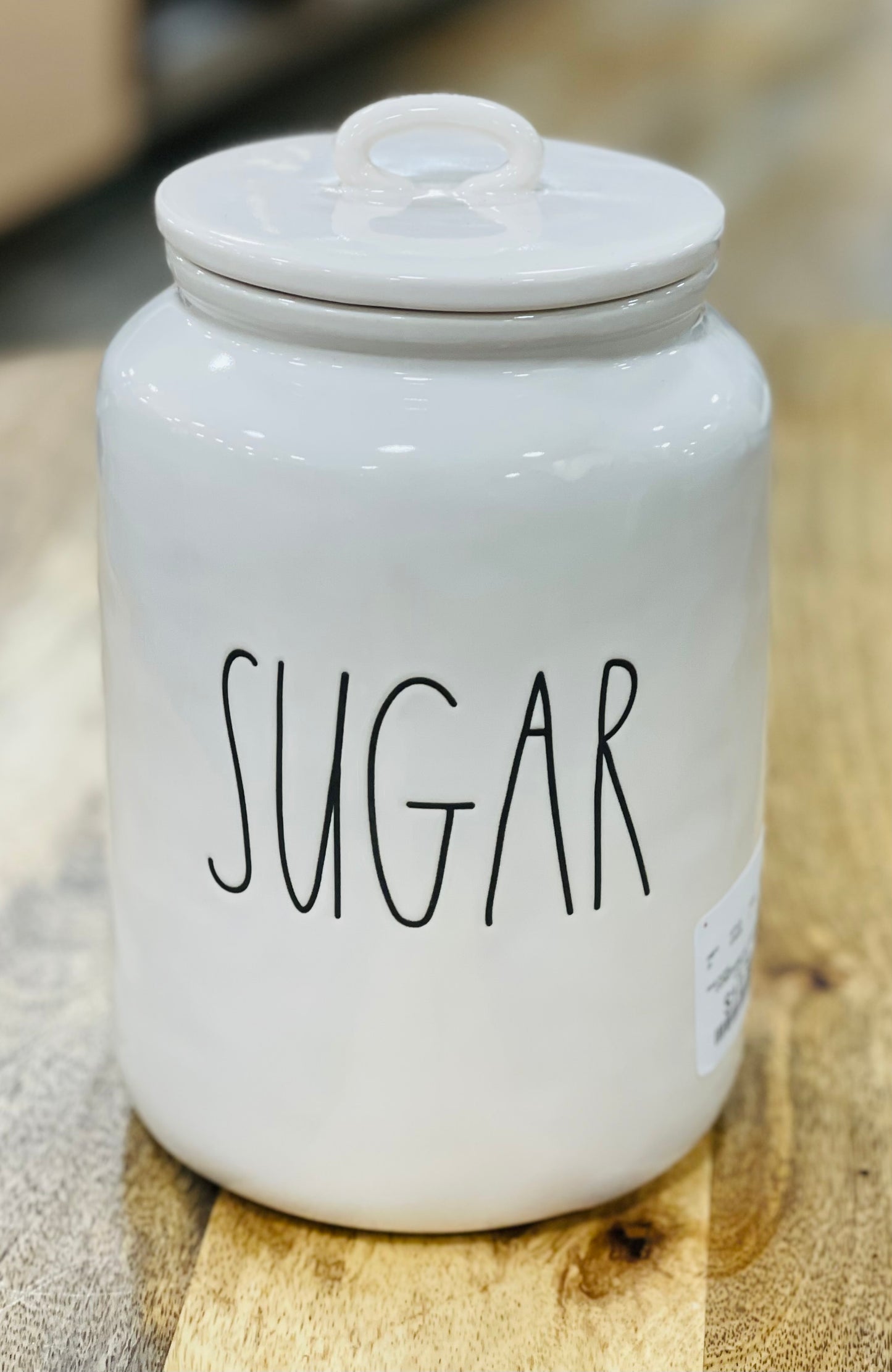 New release Rae Dunn white ceramic 8” SUGAR canister