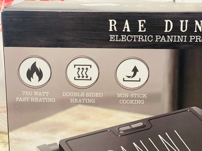 New Rae Dunn black electric PANINI maker