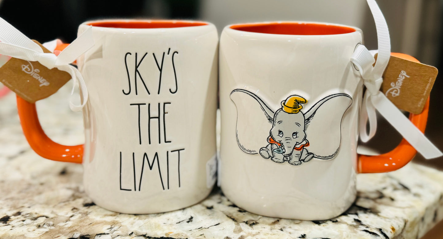 New Rae Dunn x Disney’s DUMBO coffee mug SKY’S THE LIMIT