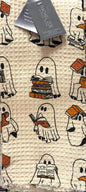 New Rachel Zoe reading book ghost Halloween 3-piece kitchen dish towel set