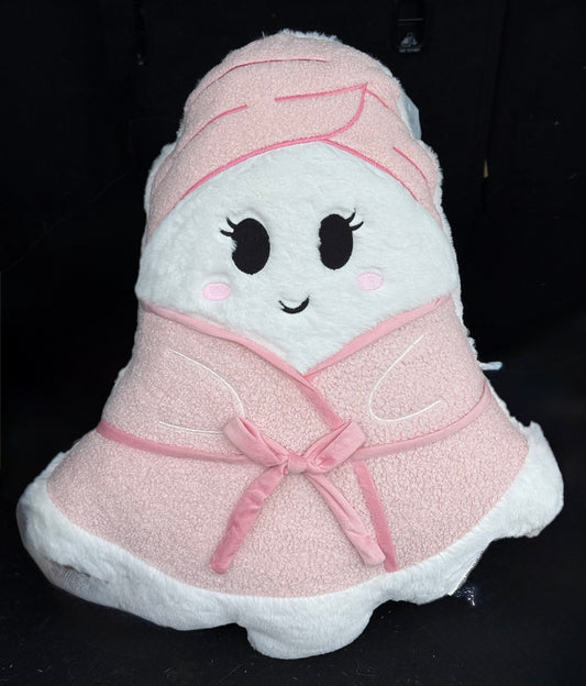 New pink spa ghost decor Halloween fall pillow