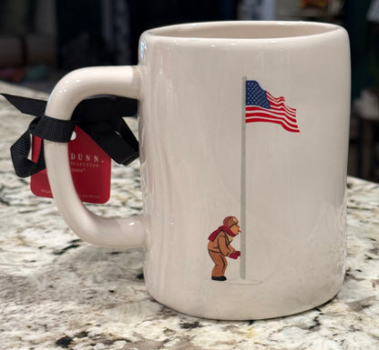New Rae Dunn x A Christmas Story white ceramic coffee mug I TRIPLE DOG DARE YOU