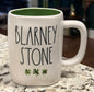New Rae Dunn ceramic St. Patrick’s Day coffee mug BLARNEY STONE