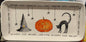 Rae Dunn white ceramic 14x6.5 fat jack Halloween platter serving tray