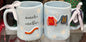 New Rae Dunn x Harry Potter blue ceramic Christmas coffee mug SWEATER WEATHER