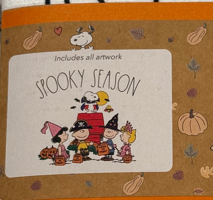 New Rae Dunn x Peanuts Snoopy SPOOKY SEASON set of 2 dish drying mats