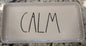 Rae Dunn white ceramic 10x5 tray CALM