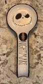 New Rae Dunn x Nightmare before Christmas ceramic Halloween spoon rest NIGHTMARE