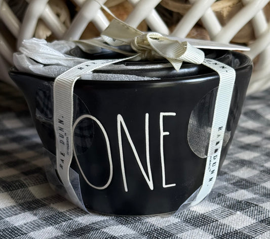 New Rae Dunn black ceramic measuring cup set