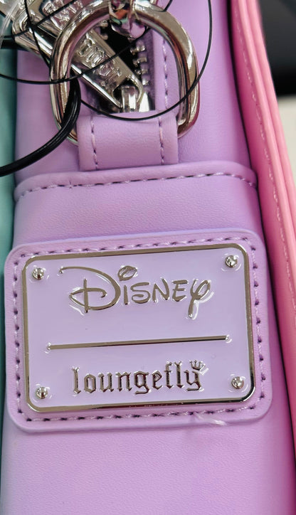 New Disney’s Halloween Loungefly Minnie/Mickey Mouse pastel ghost handbag/purse