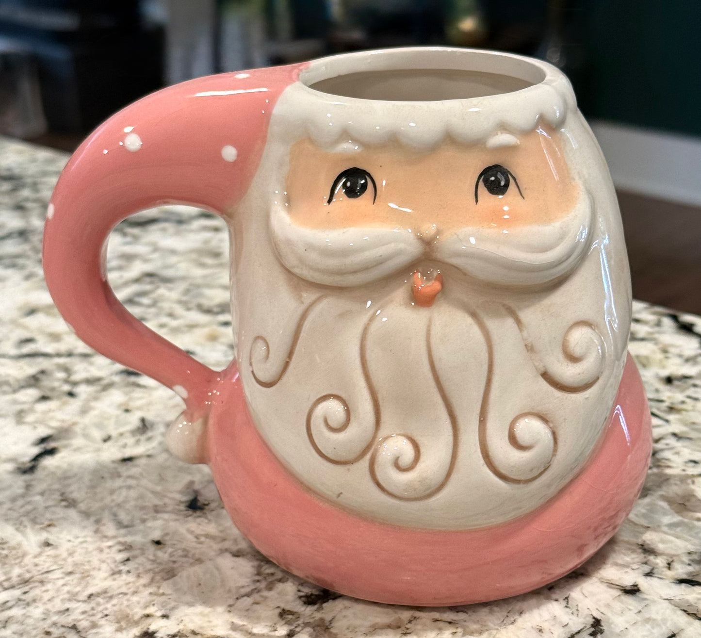 New Joanna Parker pastel Santa Christmas coffee mug