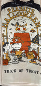 New 2-piece Rae Dunn x Peanuts Halloween kitchen dish towel set (2) TRICK OR TREAT