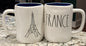 New Rae Dunn white ceramic coffee mug FRANCE 🇫🇷