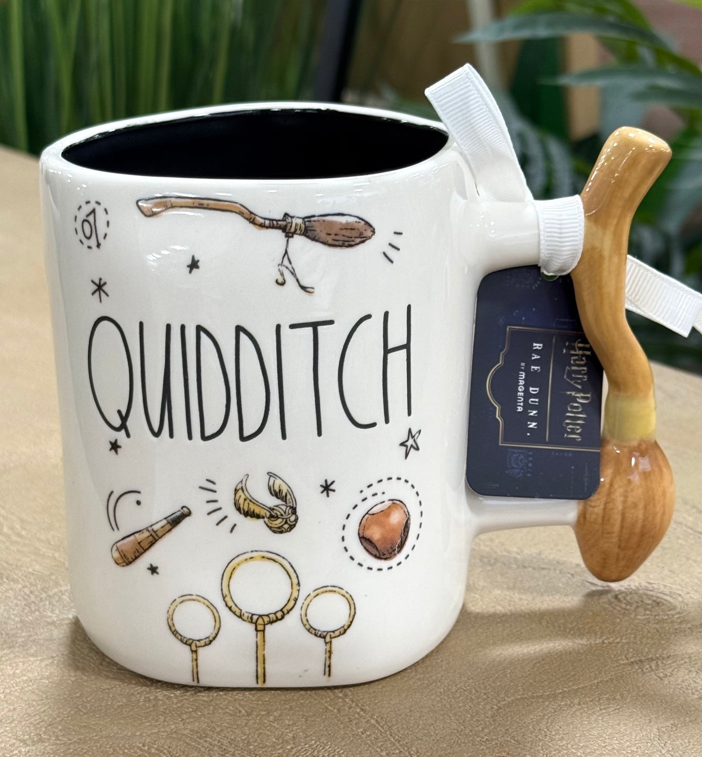 New Rae Dunn x Harry Potter ceramic coffee mug QUIDDITCH