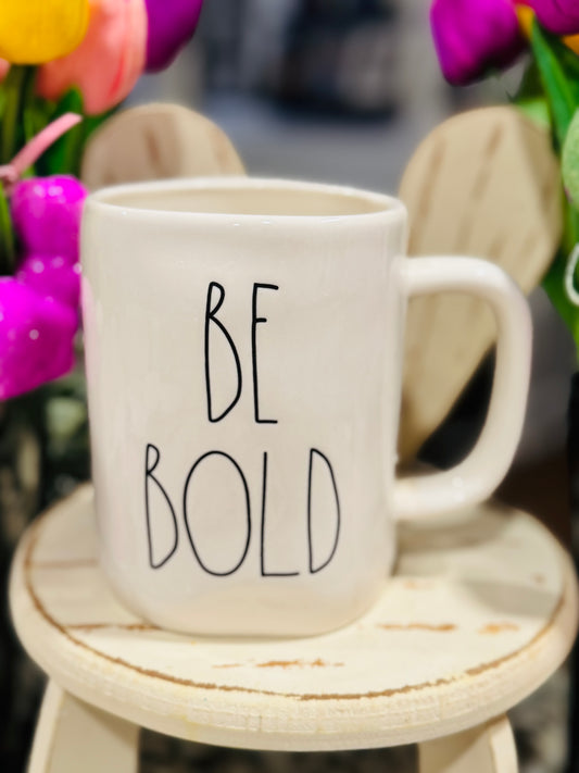 New Rae Dunn ceramic BE BOLD coffee mug