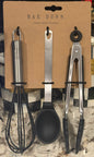 New Rae Dunn black mini 3-piece kitchen utensil set