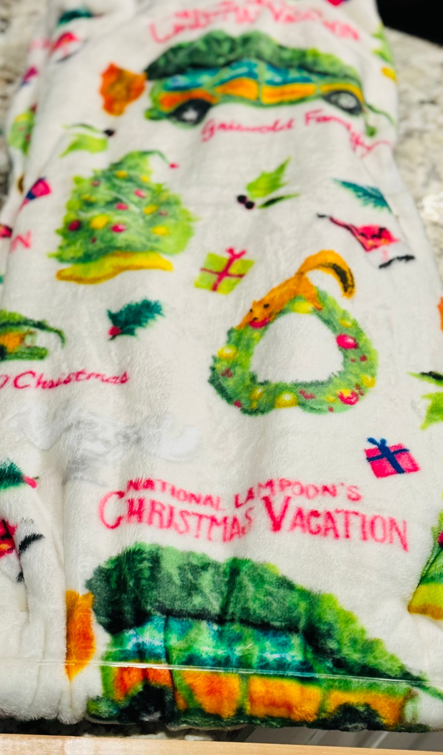 New National Lampoon’s Christmas Vacation cloud throw blanket 60x70