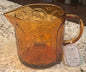 New Amber Halloween glass spider measuring cup