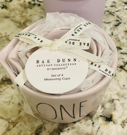 New color Rae Dunn lilac measuring cup set