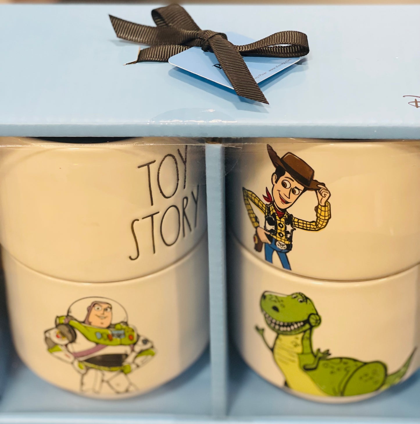 New Rae Dunn x Pixar’s Toy Story ceramic 4-piece boxed cup set