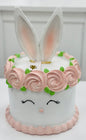 New resin Bella Lux eyelash posing bunny Easter cake decor 10x7