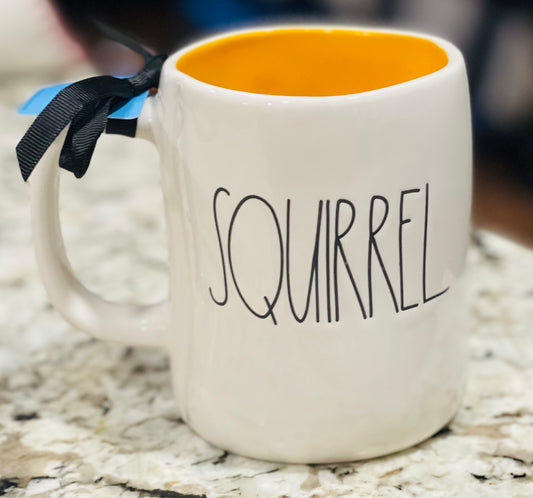 New Rae Dunn x Pixar’s Up! Ceramic coffee mug SQUIRREL