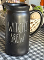 New Rae Dunn matte black WITCH’S BREW Halloween decor pitcher