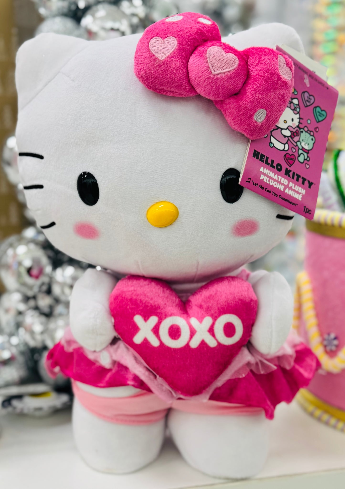 New pink Hello Kitty XOXO Valentines 💝 side stepper dancer