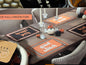 New Rachel Zoe 4-piece Halloween placemat set GOOD WITCH/BAD WITCH