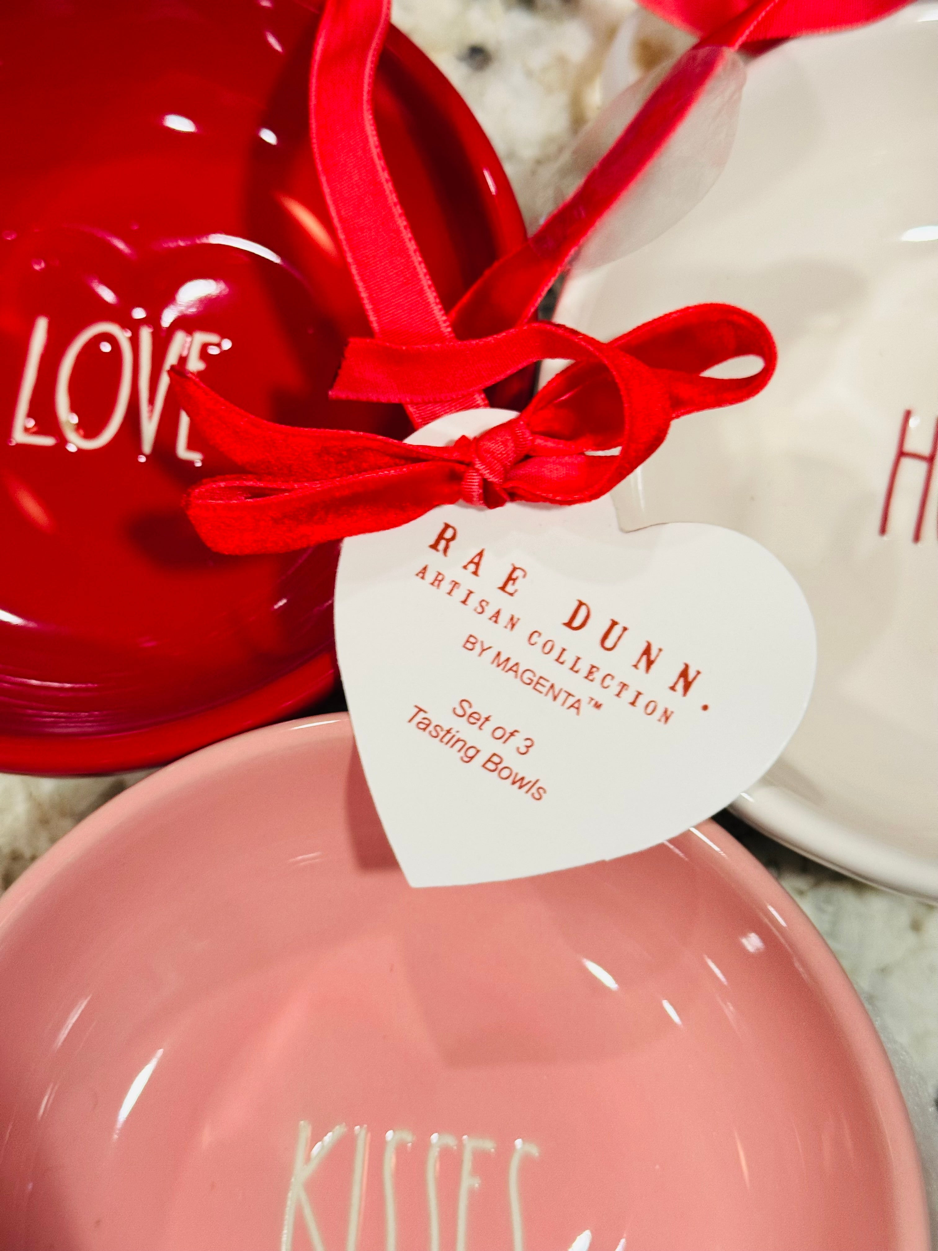 Rae deals Dunn Valentine's Canisters Set. KISSES AND YOU NEED A KISS