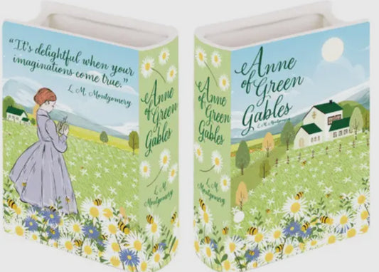 New Large Floral book vase-Ann of Green Gables