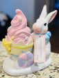 New Cupcakes and Cashmere resin ice cream bunny decor