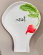 New spring Rae Dunn ceramic REST spoon rest holder
