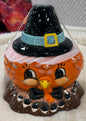 New Joanna Parker ceramic fall 5” trinket jar TURKEY