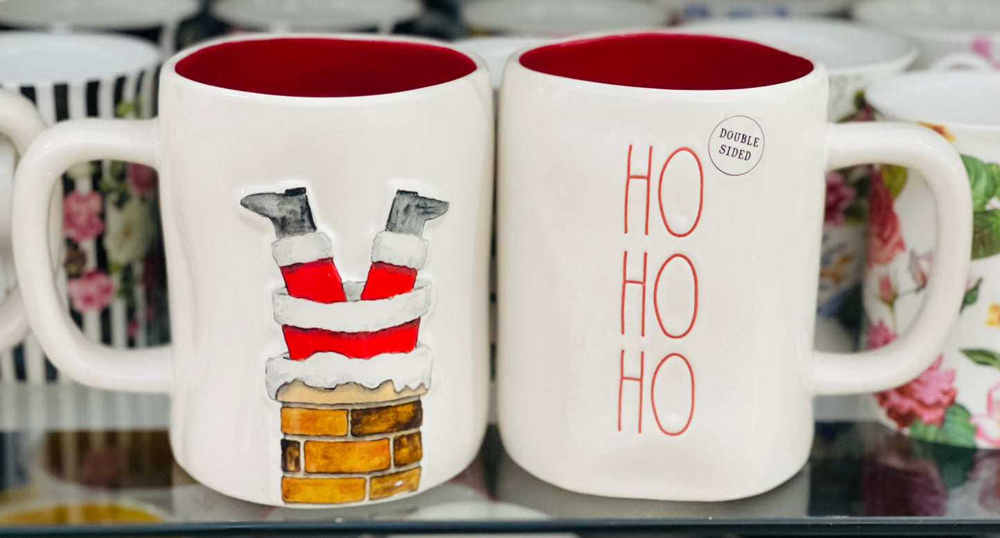 Ho Ho Ho Stoneware Coffee Mug