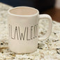 New Rae Dunn white ceramic coffee mug FLAWLESS