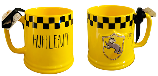 New Rae Dunn x Harry Potter ceramic yellow HUFFLEPUFF mug