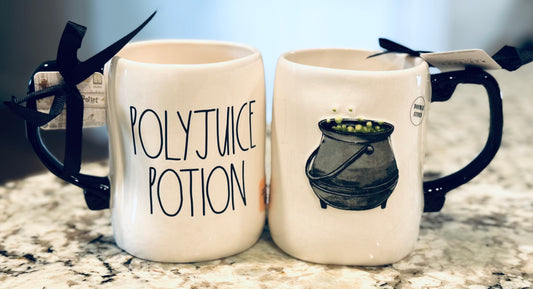 New Rae Dunn x Harry Potter ceramic coffee mug POLYJUICE POTION