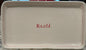 New white ceramic Rae Dunn  decor tray 10x5 BLESSED