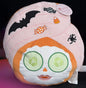 New spa lady head wrap pumpkin decor Halloween fall pillow