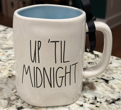 New Rae Dunn Disney’s Cinderella ceramic coffee mug UP ‘TIL MIDNIGHT