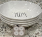 New Rae Dunn 4-piece melanin bowl set YUM