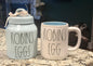 New Rae Dunn Eadter decor 2-piece blue & white ROBIN’S EGG set mug and 6” ceramic canister