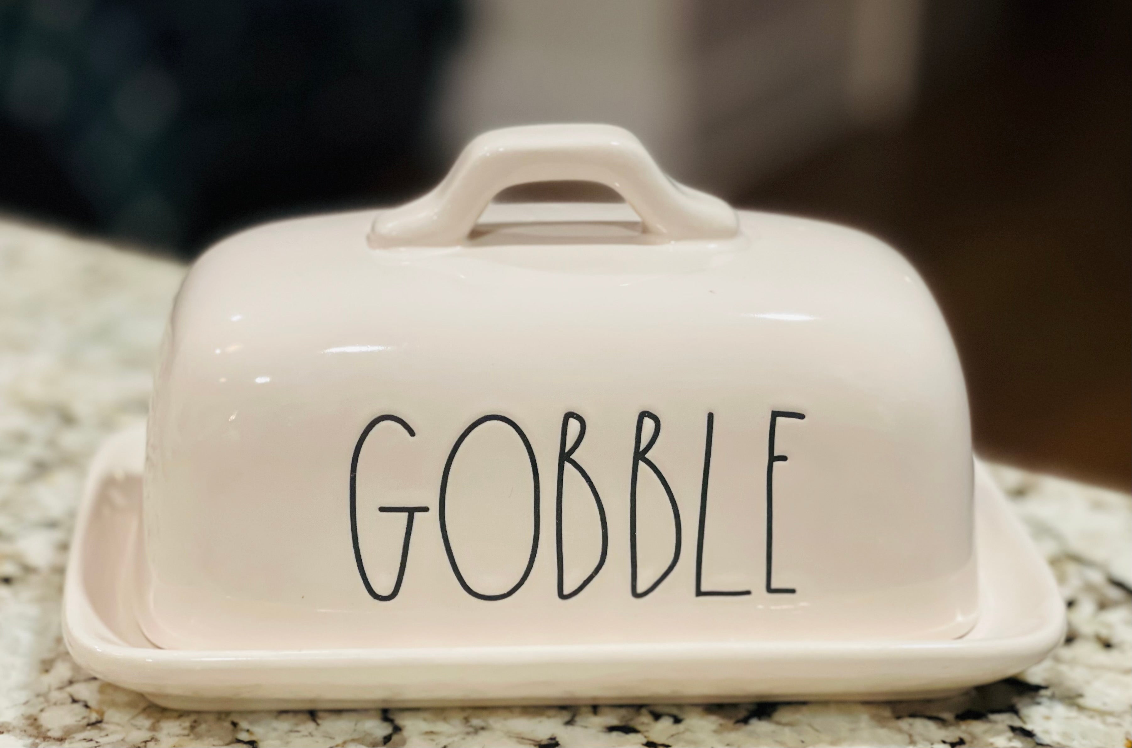 Rae Dunn GOBBLE sale Butter Dish