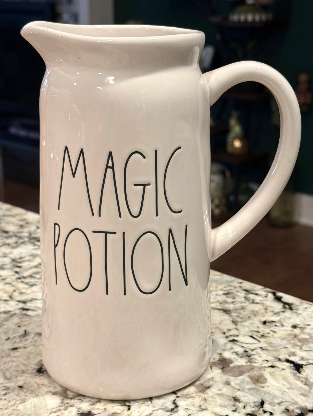 New Rae Dunn white ceramic Halloween decor pitcher MAGIC POTION